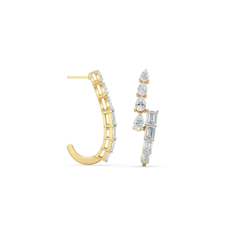 Axis Spark Lab Grown Diamond Earrings