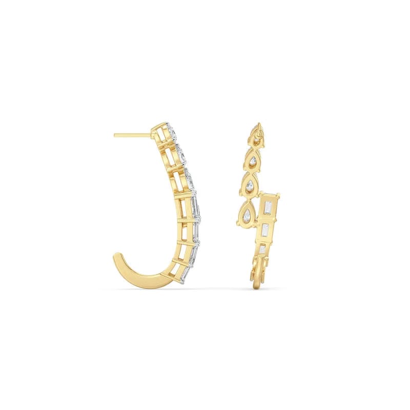 Axis Spark Lab Grown Diamond Earrings 9KT