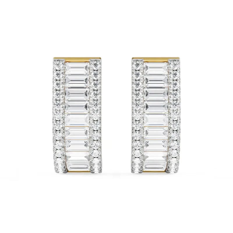 Baguette Lab Grown Diamond Studs
