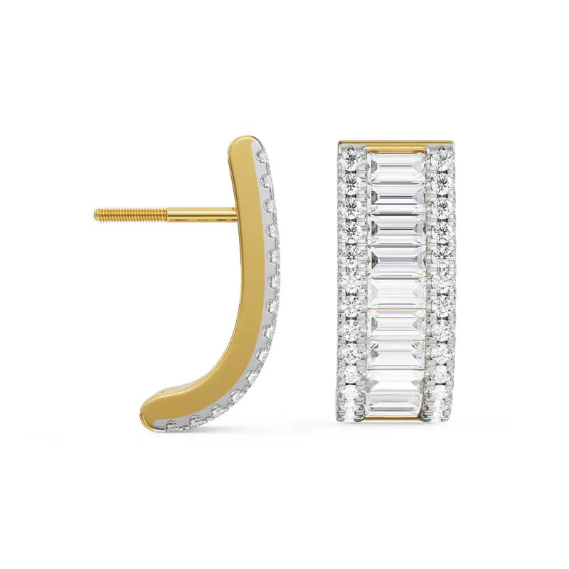 Baguette Lab Grown Diamond Studs