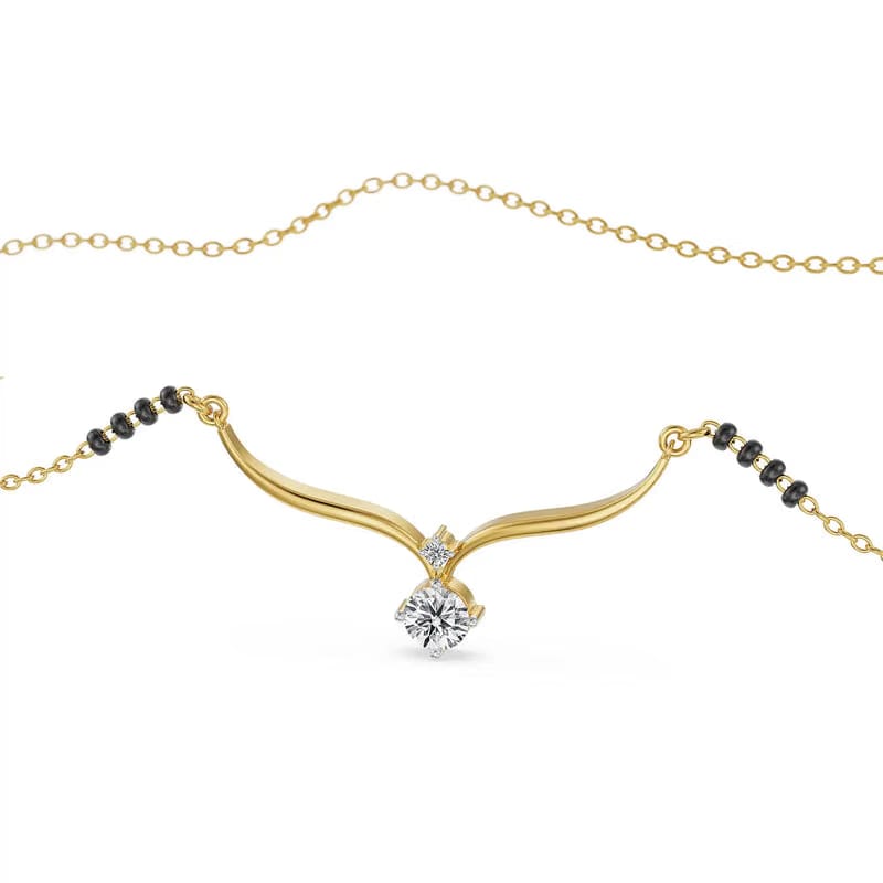 Bandhan Lab Grown Diamond Mangalsutra 9KT