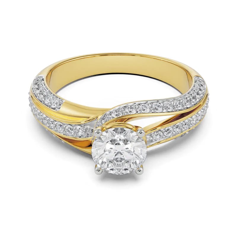 Beatrice Twisted Lab Grown Diamond Ring