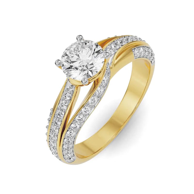 Beatrice Twisted Lab Grown Diamond Ring