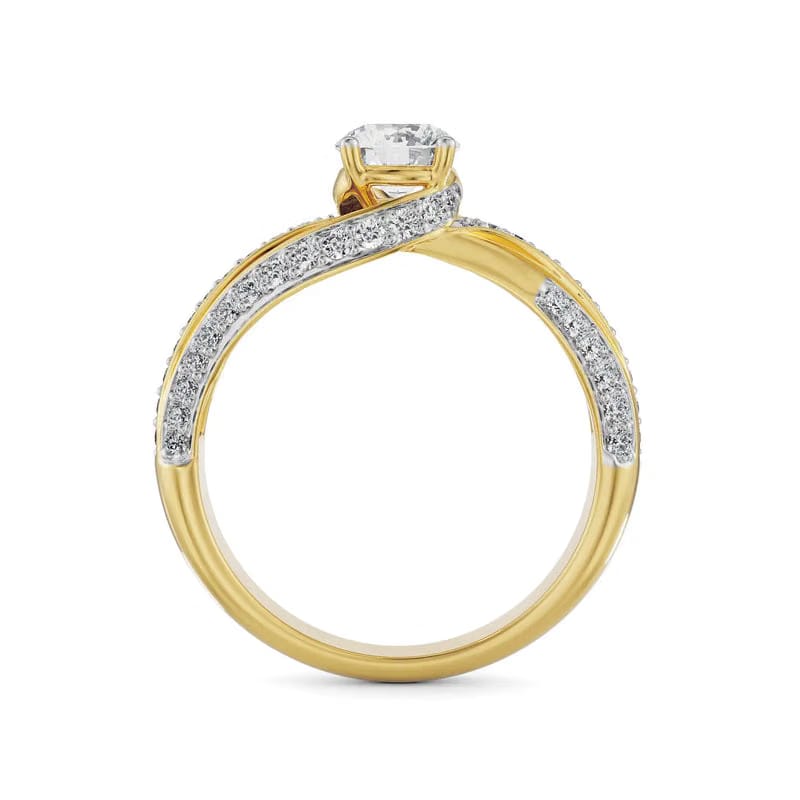 Beatrice Twisted Lab Grown Diamond Ring