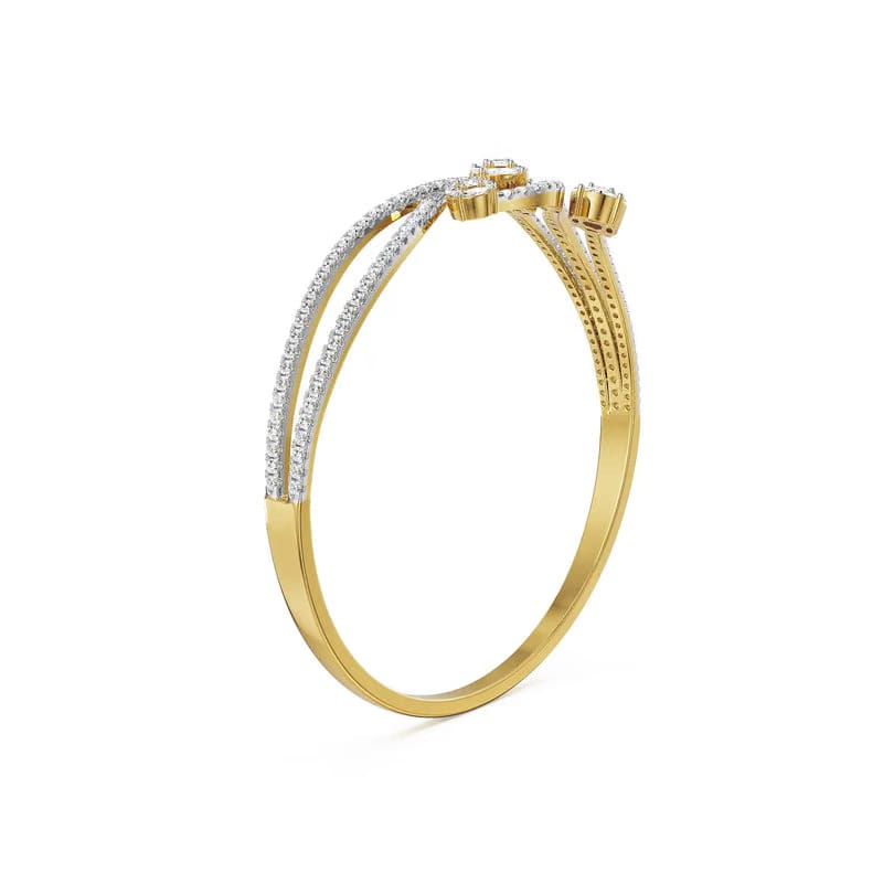 Bella Dainty Lab Grown Diamond Bangle 9KT