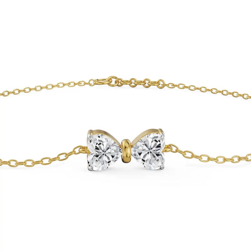 Beloved Bow Lab Grown Diamond Bracelet 9KT