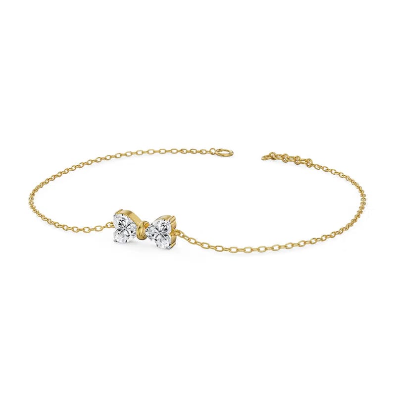 Beloved Bow Lab Grown Diamond Bracelet 9KT