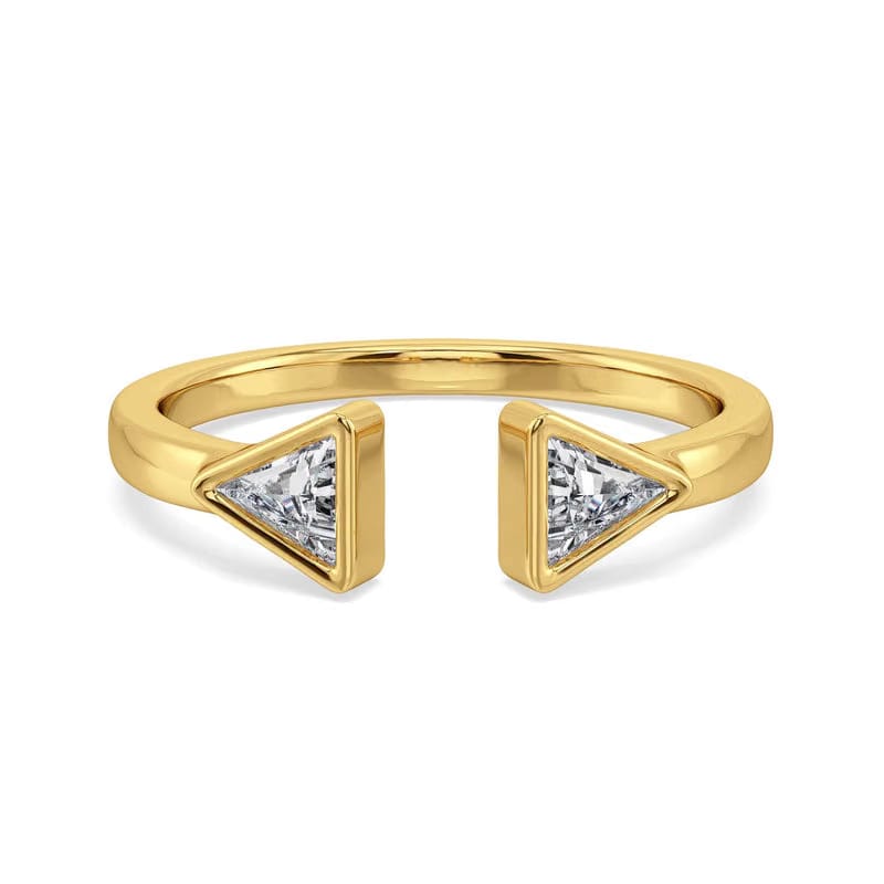 Bezel Brilliance Lab Grown Diamond Ring 9KT