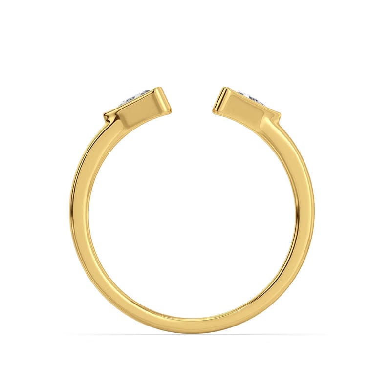 Bezel Brilliance Lab Grown Diamond Ring 9KT