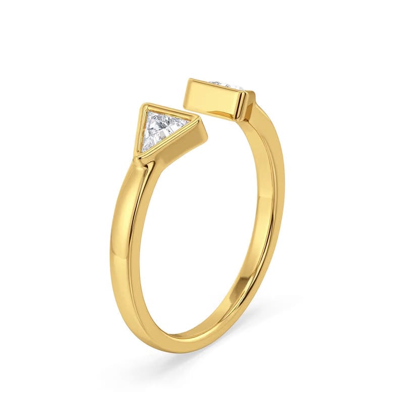 Bezel Brilliance Lab Grown Diamond Ring 9KT