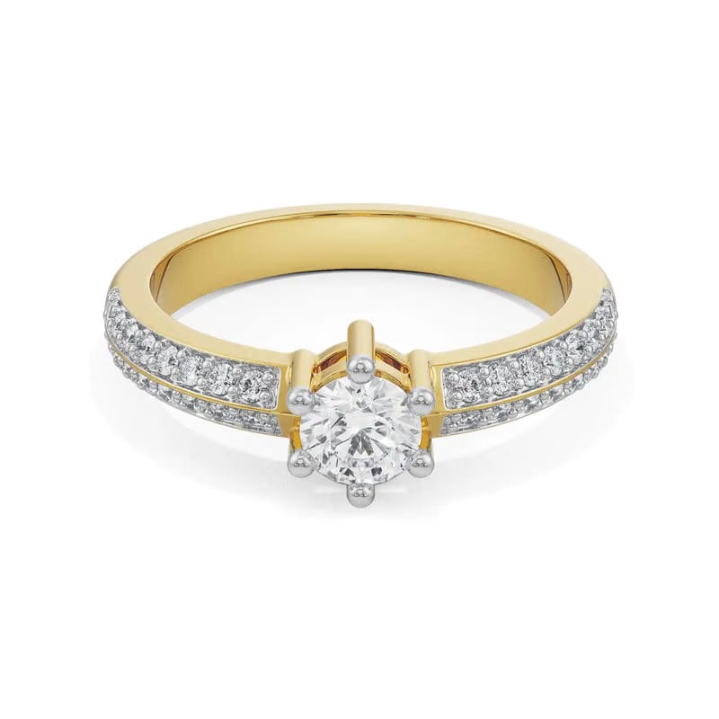 Blakely Solitaire Lab Grown Diamond Band