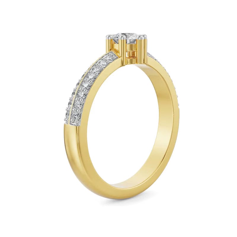 Blakely Solitaire Lab Grown Diamond Band