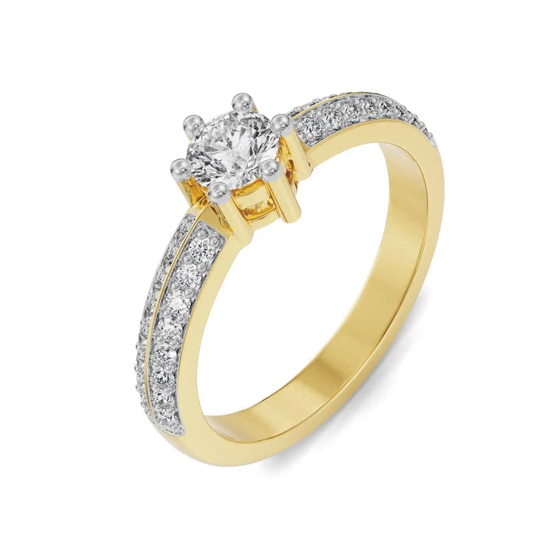 Blakely Solitaire Lab Grown Diamond Band