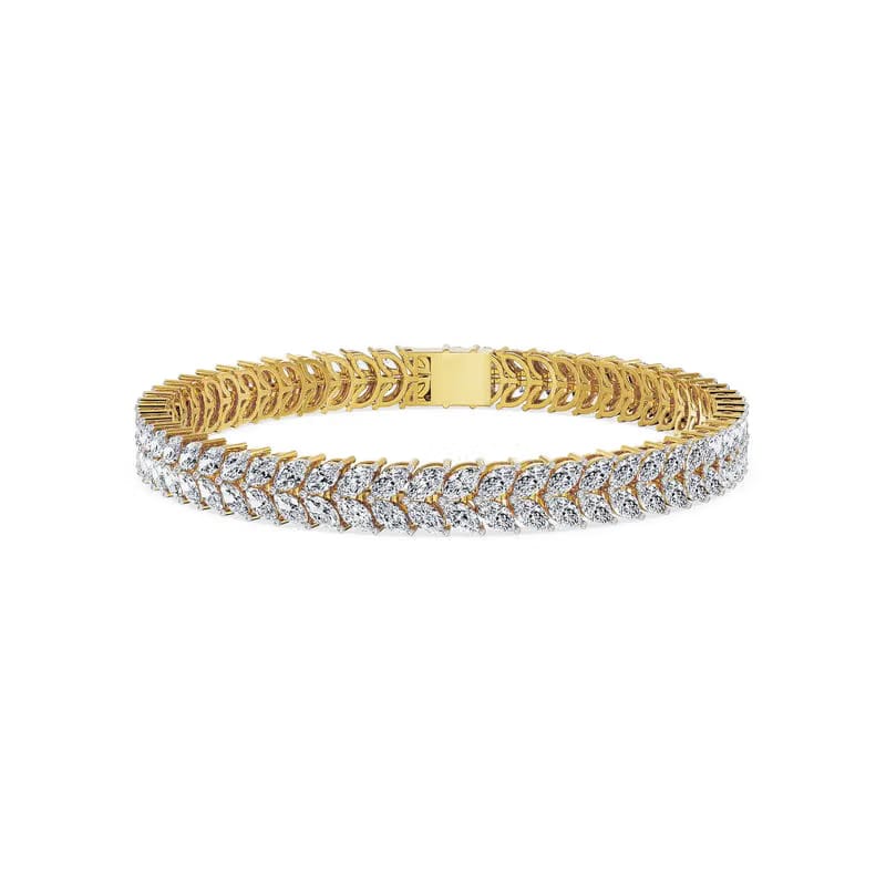 Blooming Glow Lab Grown Diamond Tennis Bracelet