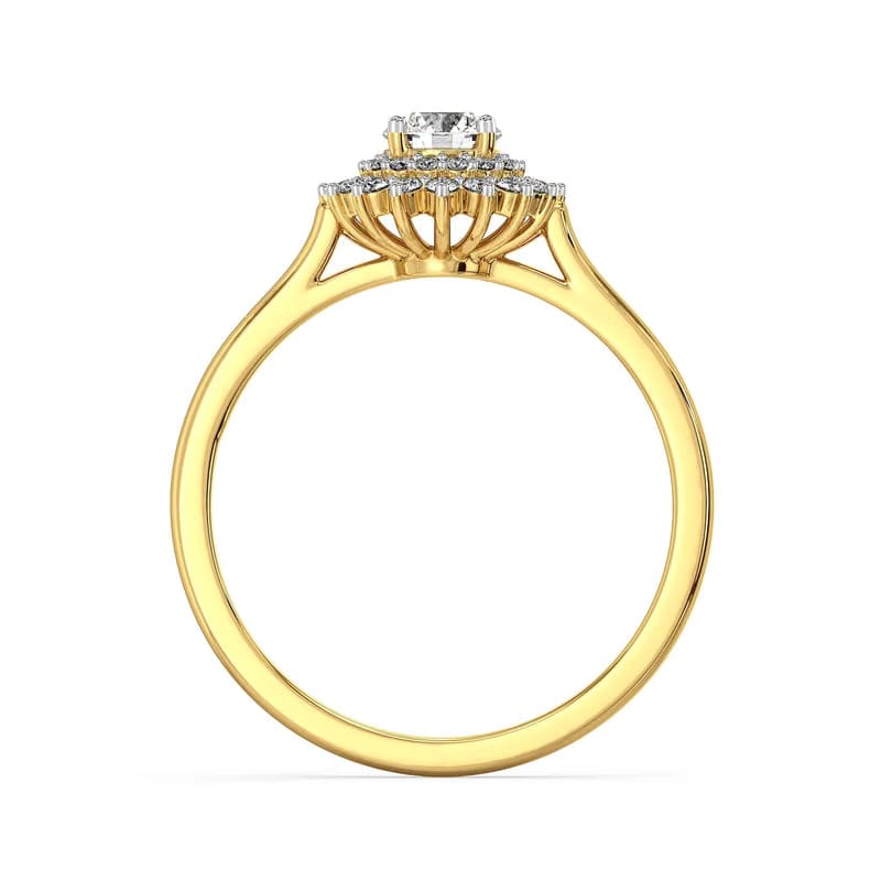 Blooming Nature Clustered Lab Grown Diamond Ring