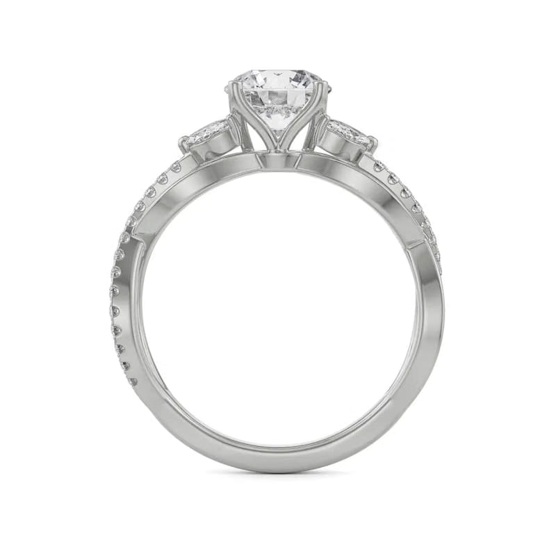 Blossom Brilliant Lab Diamond Engagement Ring