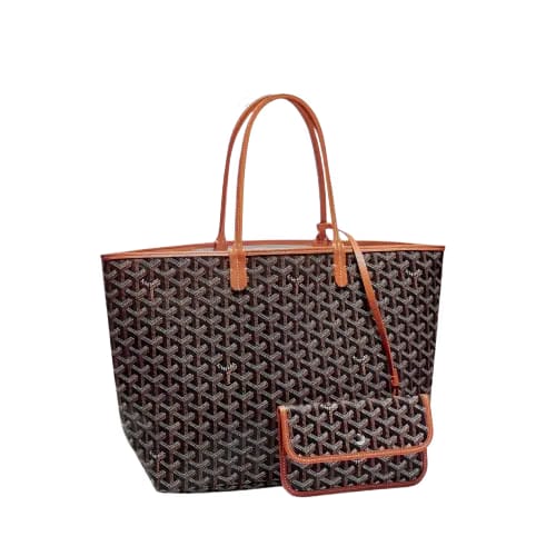Goyard Saint Louis PM Bag (Black & Tan)