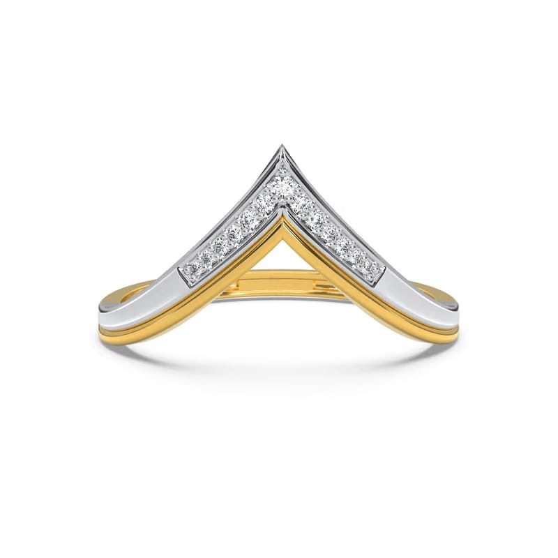 Bold V-Accent Diamond Ring_in_stock