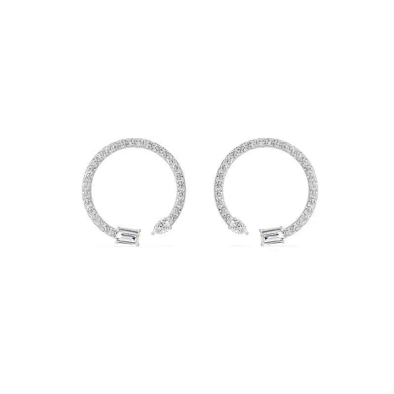 Brekie Hoop Lab Grown Diamond Earrings