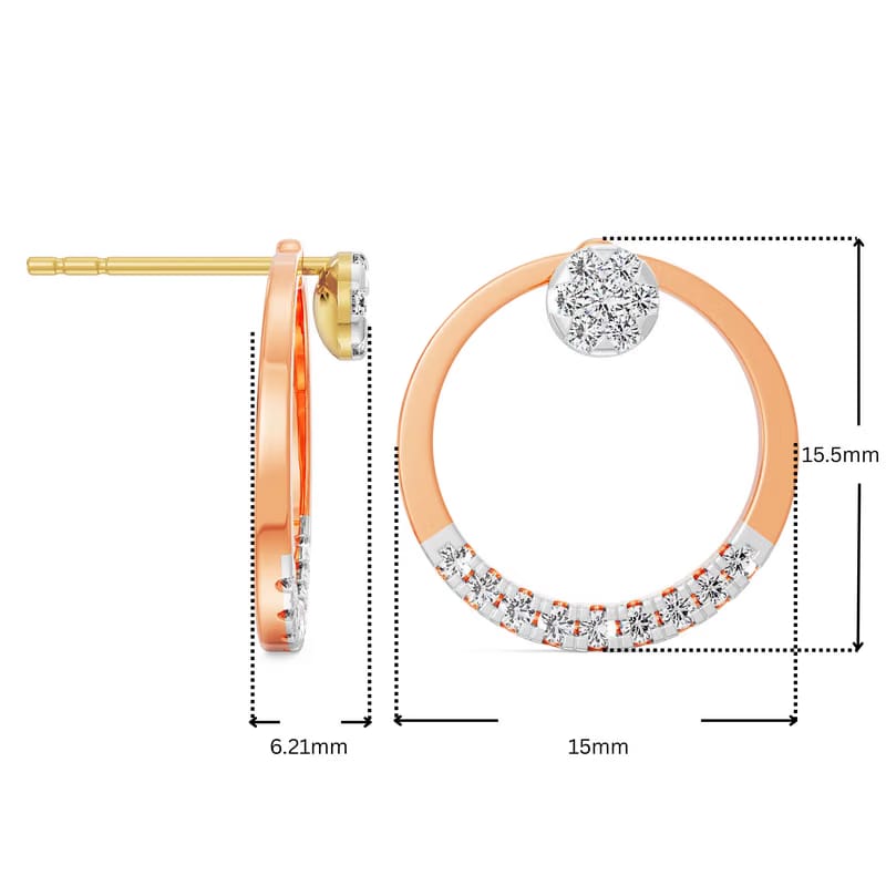 Brilliant Orbit Lab Grown Diamond Earrings