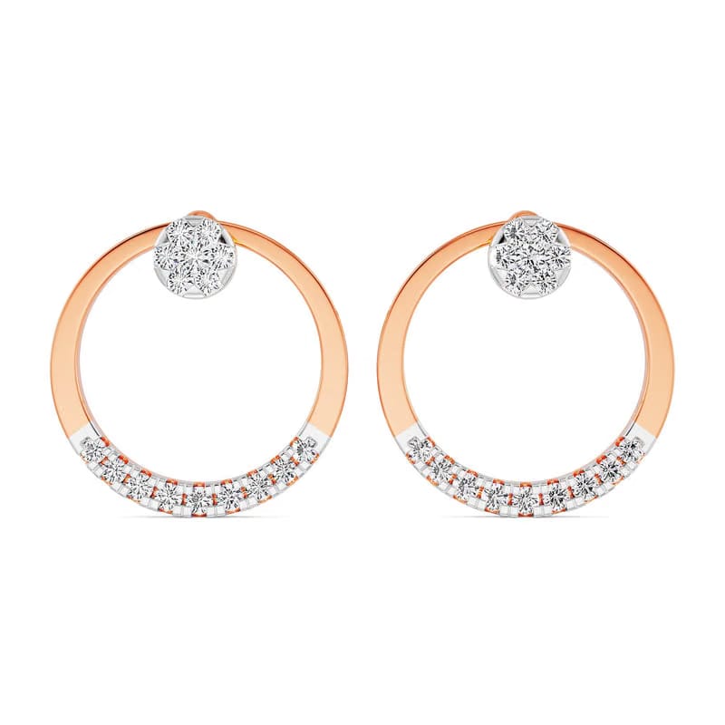 Brilliant Orbit Lab Grown Diamond Earrings 9KT