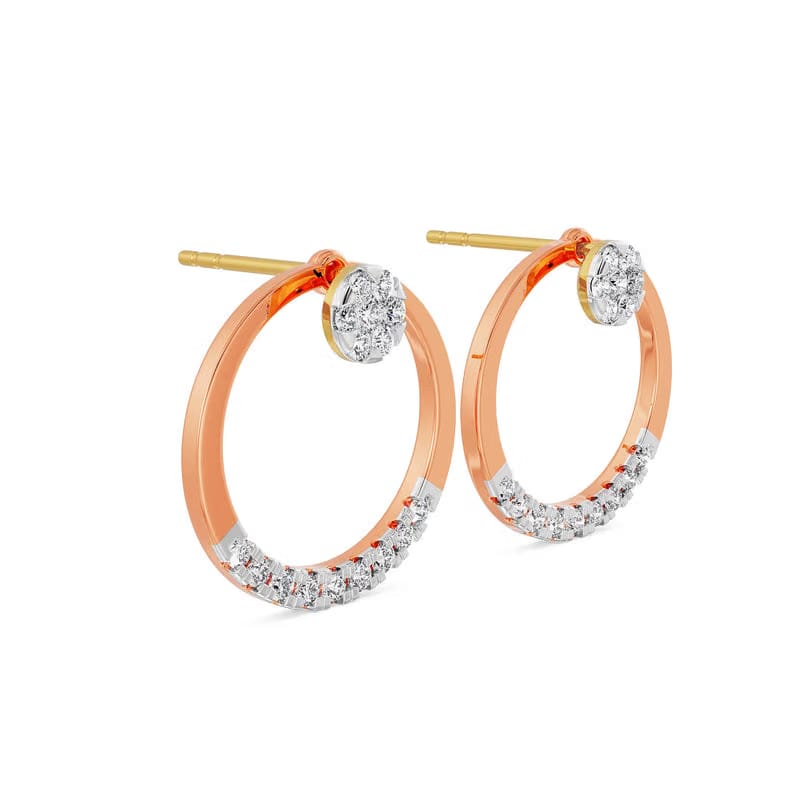 Brilliant Orbit Lab Grown Diamond Earrings 9KT