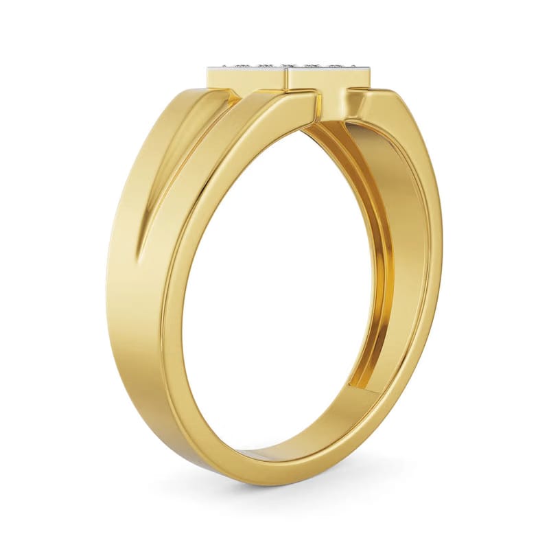 Brushed Lab Grown Diamond Band for Men