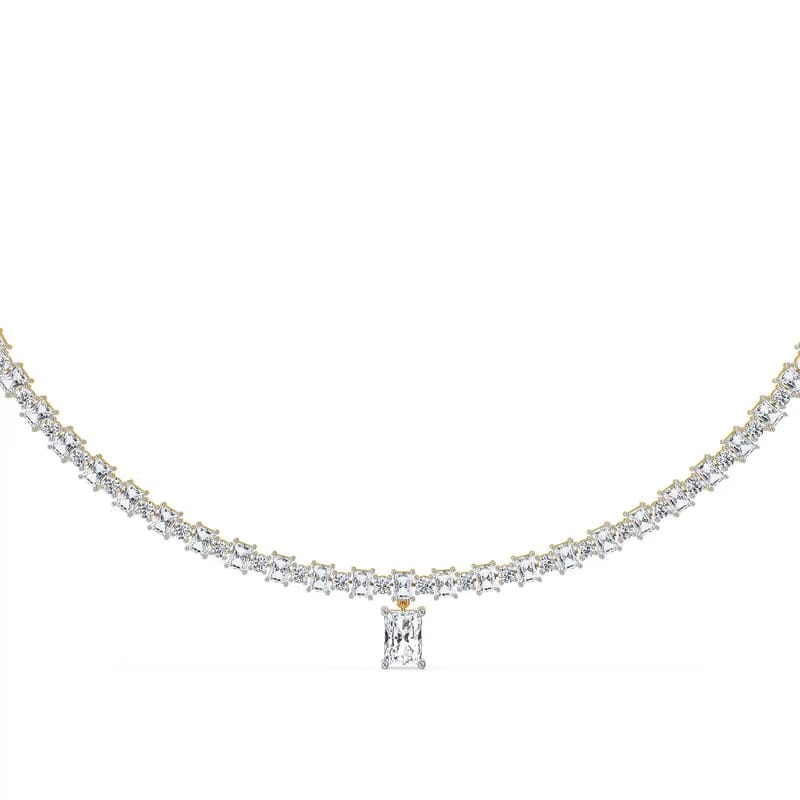 Celeste Lab Grown Diamond Tennis Necklace