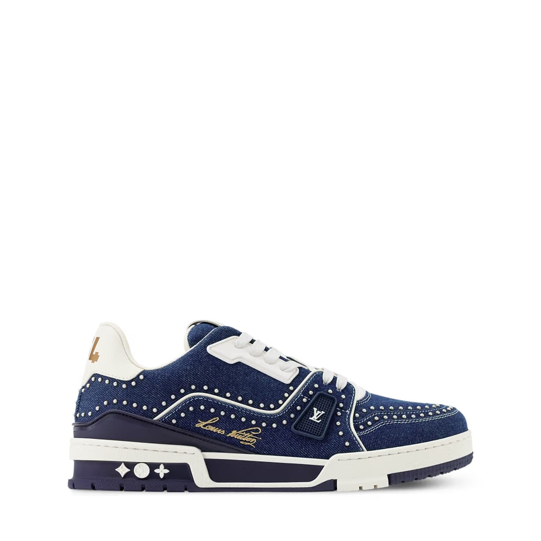 LV Trainer Sneaker (Indigo Blue)
