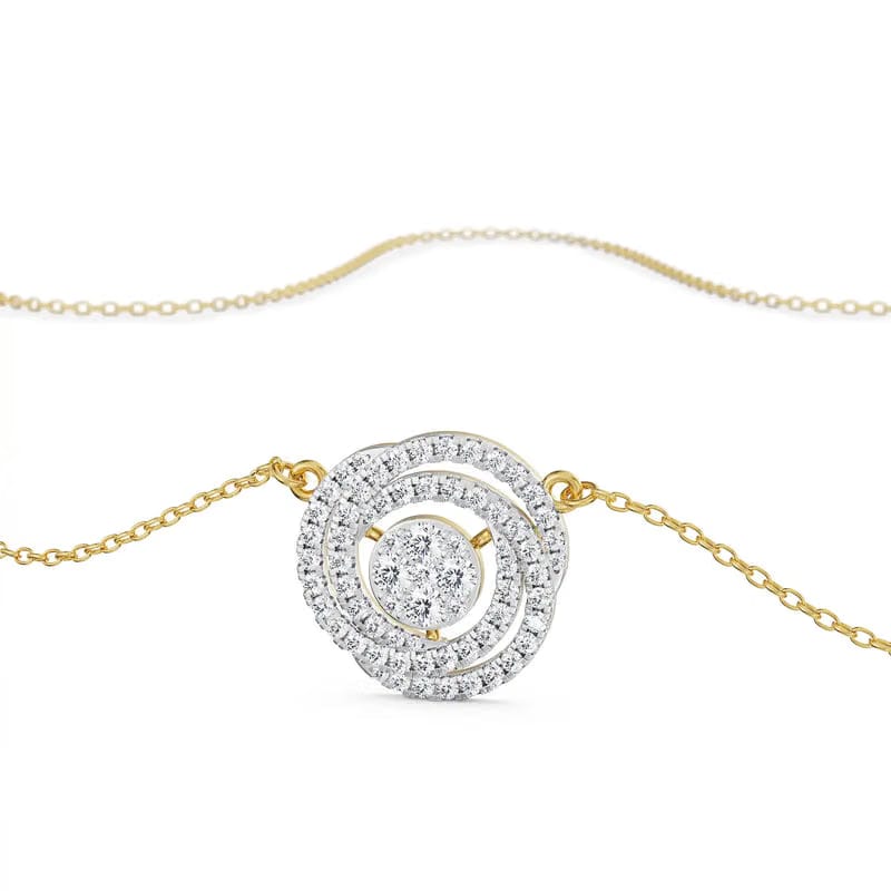 Circle of Life Diamond Mangalsutra 9KT