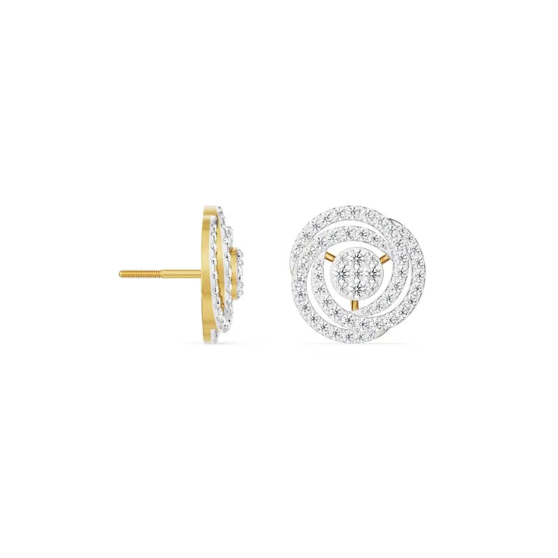 Circle of Life Diamond Studs