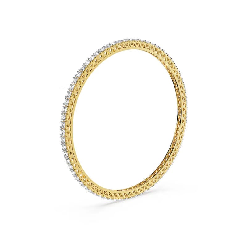 Classic Charm Lab Grown Diamond Bangle 9KT