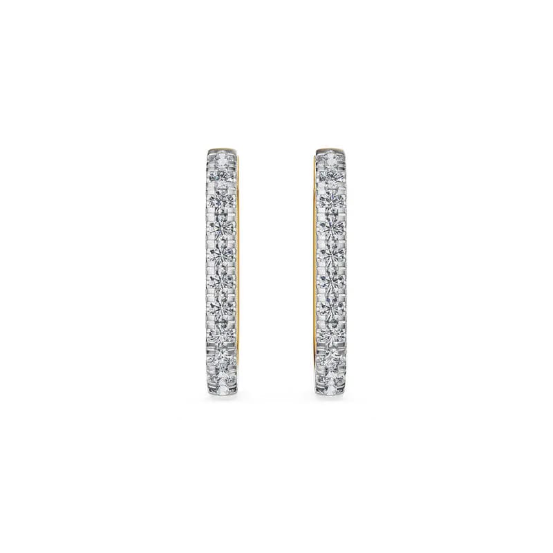 Classic Lab Grown Diamond Hoops