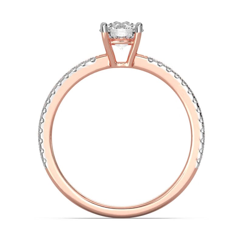 Classic Lab Grown Diamond Solitaire Ring