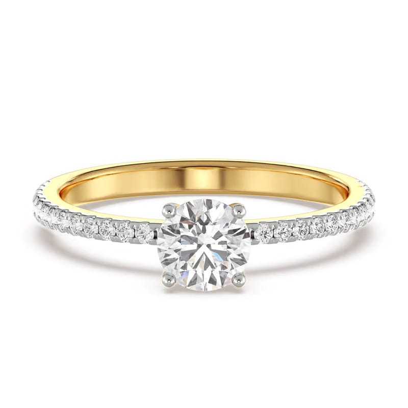 Classic Solitaire Diamond Ring_in_stock