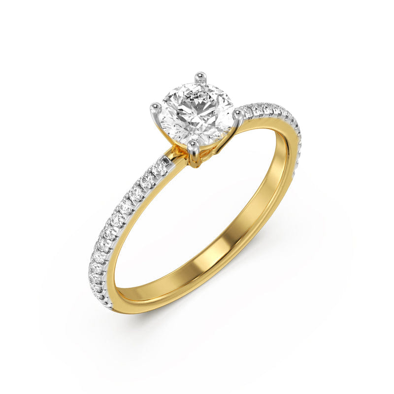 Classic Solitaire Diamond Ring_in_stock
