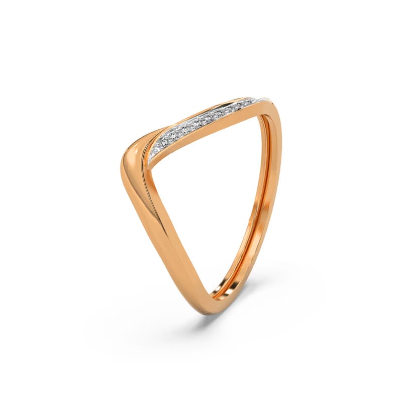 Classic V Diamond Ring_in_stock