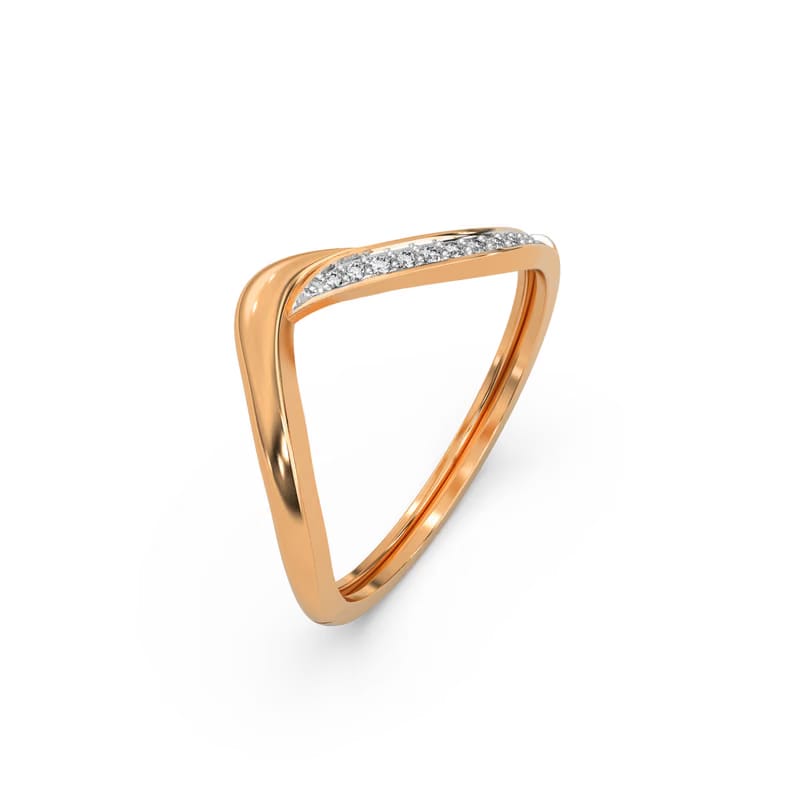Classic V Diamond Ring_in_stock
