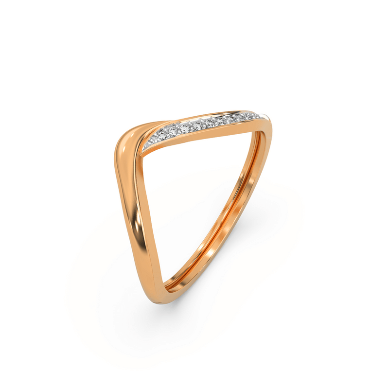 Classic V Diamond Ring_in_stock