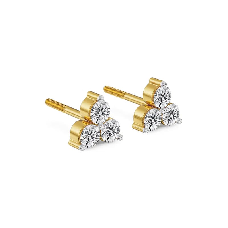 Clovia Trio Lab Grown Diamond Studs