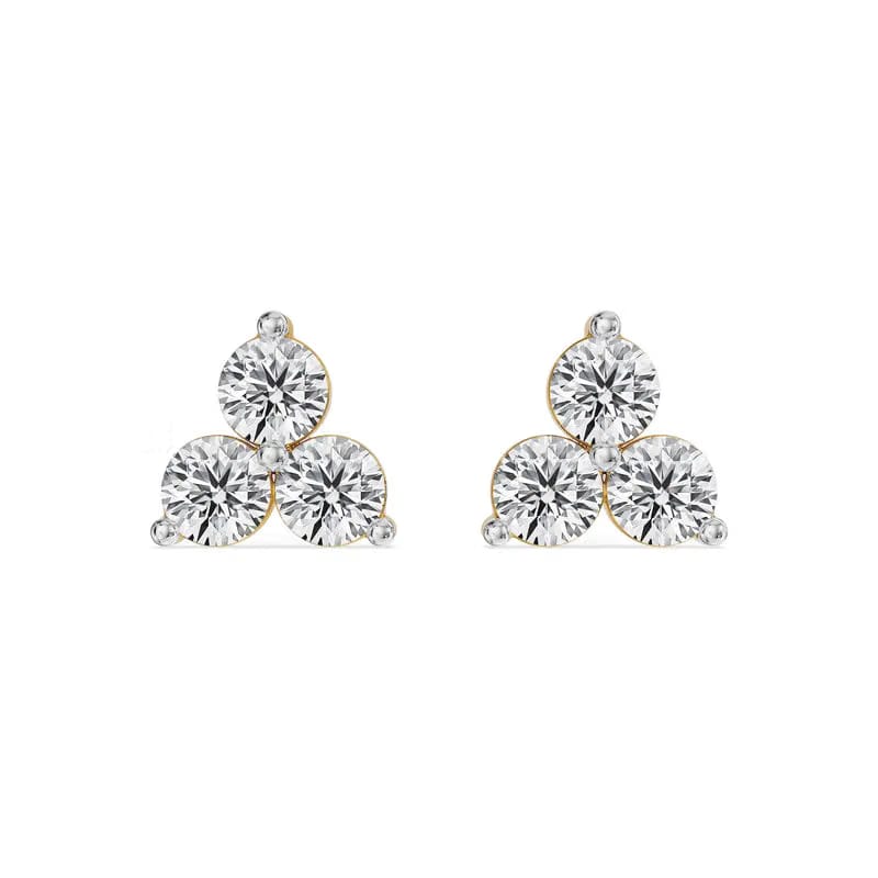 Clovia Trio Lab Grown Diamond Studs 9KT