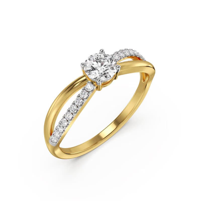 Clustered Brilliance Diamond Ring_in_stock