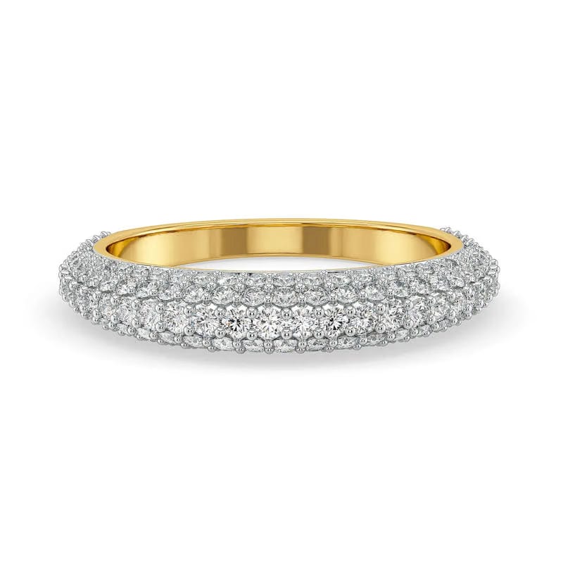 Clustered Ivana Lab Grown Diamond Band