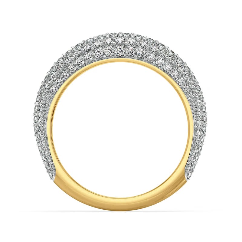 Clustered Ivana Lab Grown Diamond Band