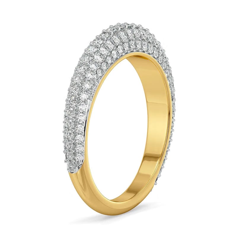 Clustered Ivana Lab Grown Diamond Band
