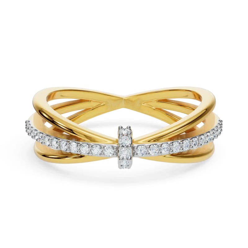 Clyde Knot Lab Grown Diamond Ring 9KT