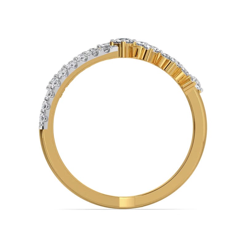 Cosmo Wrap Lab Grown Diamond Ring 9KT