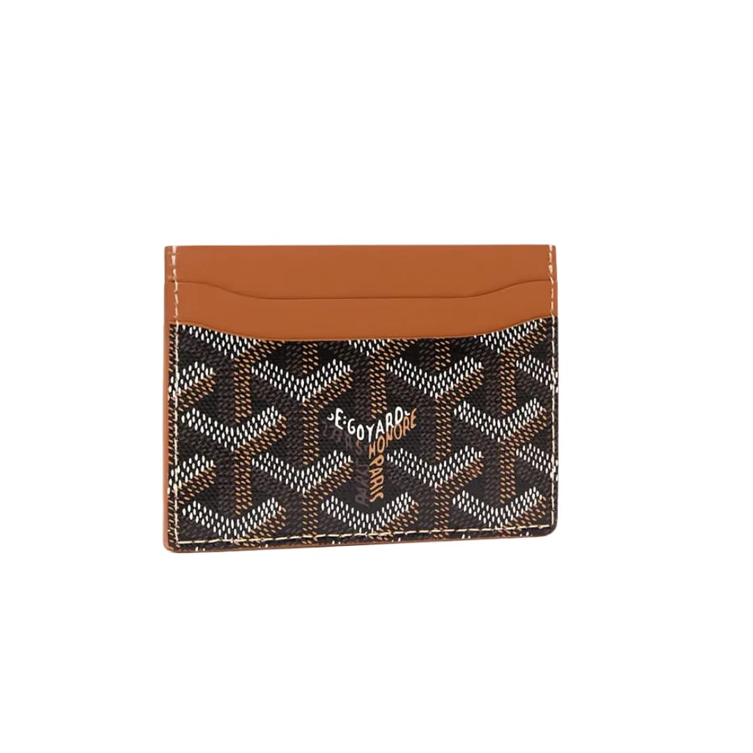 Goyard Saint-Sulpice Card Wallet (Black & Tan)