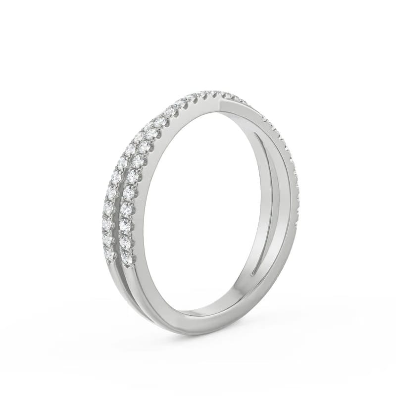 Crossover Lab Grown Diamond Band