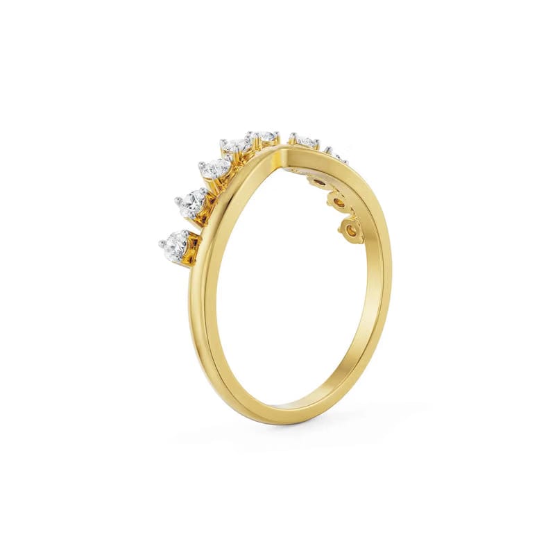 Crown Lab Grown Diamond Ring 9KT